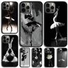 Ballet Dancer Phone Case Cover For iPhone 17 Air 15 16 14 11 12 13 Pro MAX Plus Coque
