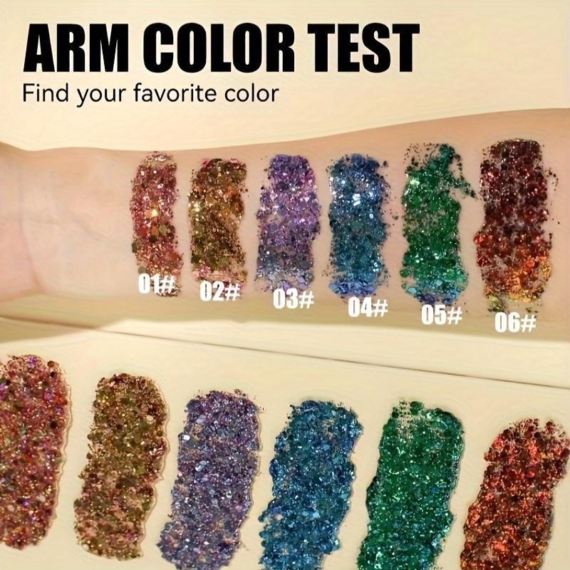 Chameleon Body Sequins Halloween Color-changing Glitter Highlighter Eyeshadow