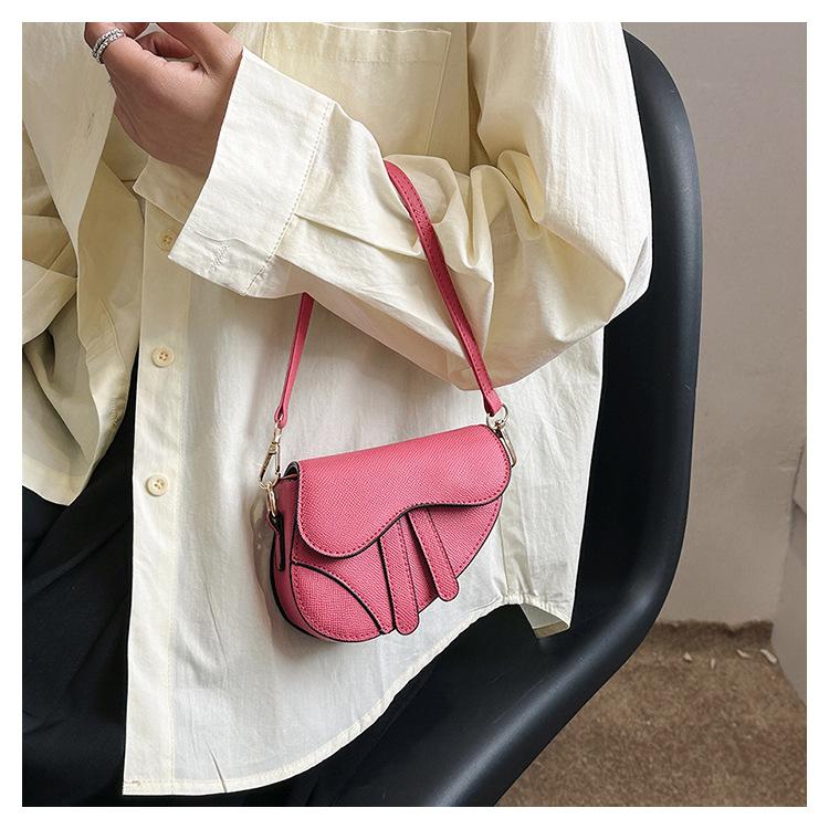 Torba siodłowa Minimalistyczna na ramię Crossbody Modna Damska Torebka ze sztucznej skóry CLE