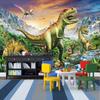Mural Wallpaper 3D Stereo Forest Animal Dinosaur Wall Murals Kids Bedroom Boy's Room Background Home Decor Wall Papers
