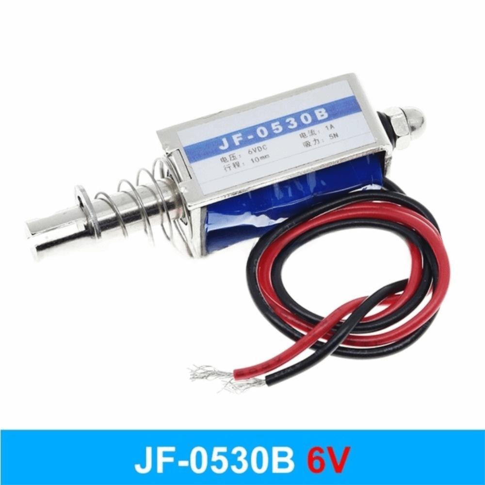 Tipo de Empuje 6/12/24V Solenoide Lineal de Tracción 300mA Fuerza 5N Actuador de Solenoide DC Solenoide Lineal DC Control de Automatización