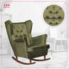 Diana Rocking Chair, Scandinavian, Family Meble, Olive Green