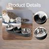 Bowl, Pet Food And Water Tilted At 15°, 3 In 1, for Wet Dry Food, Feeder Hamster, ,