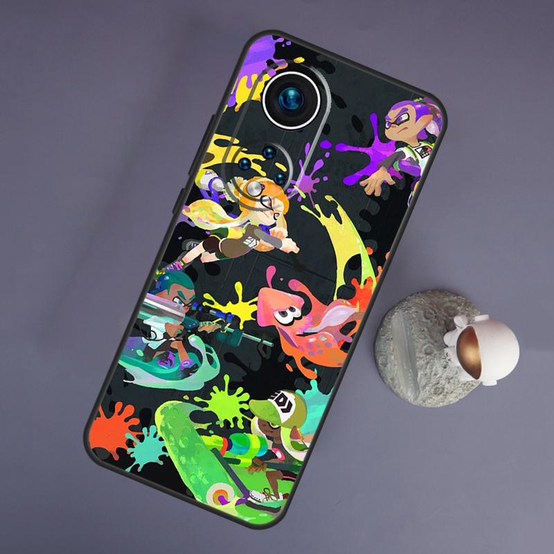 Splatoon 2 For Huawei Honor Magic 5 Lite 70 50 X8 X9 a P20 P30 P40 P50 P60 Pro P Smart Nova 9 5T Case