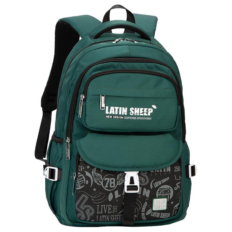 

Рюкзаки для мальчиков начальной школы, для учеников средней школы, легкие, с функцией снижения нагрузки, для заботы о позвоночнике, для учеников средней школы, женские сумки темно-зеленого