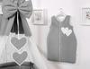 Cotton Sleeping Bag for Children 6-12 Mcy Tog 2.5 Year-Round Insulated Hearts Anthracite