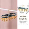 Multi-Clip Clothes Drying Hanger