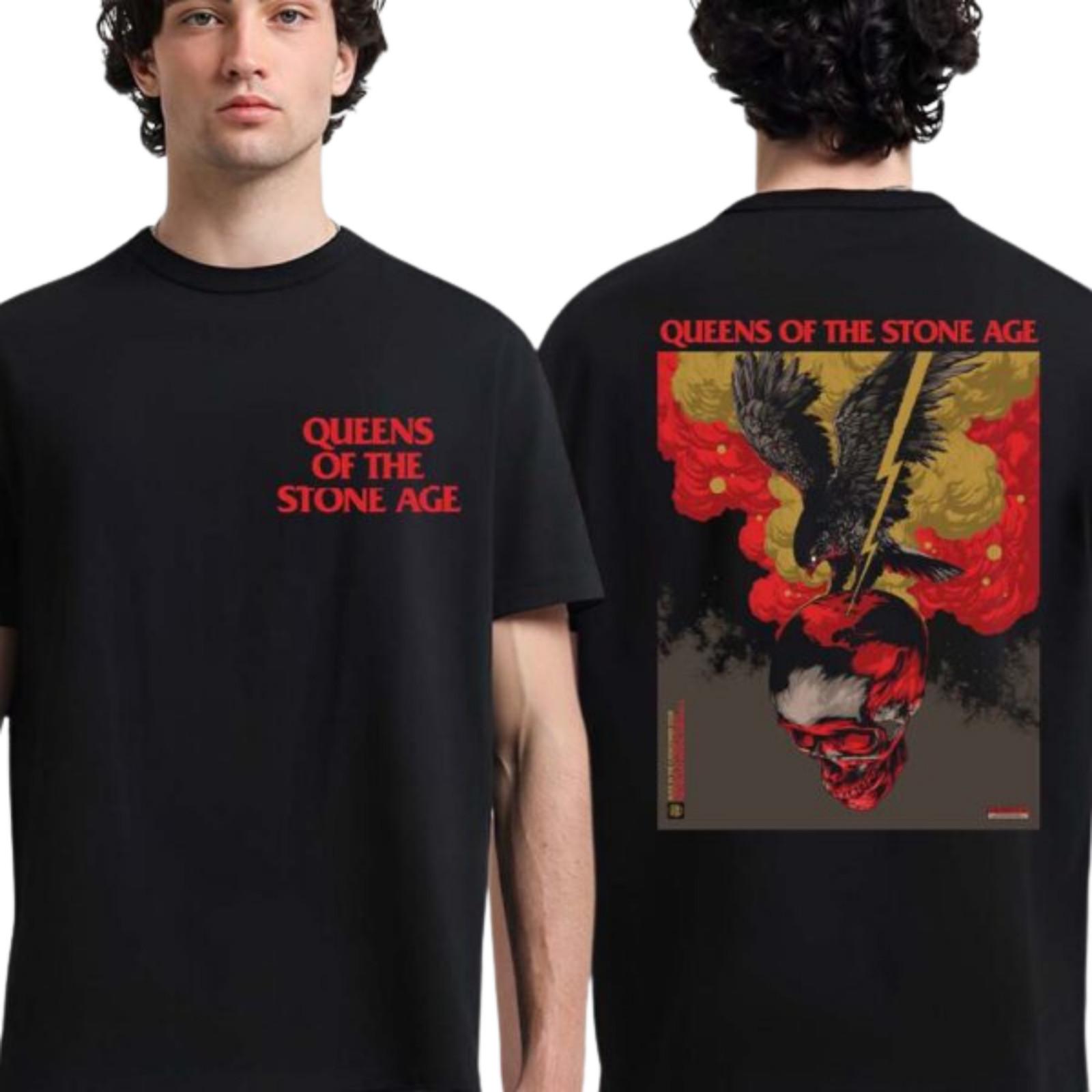 Queens Of The Stone Age Oct 2 2026 Chicago IL Theatre Event T-Shirt XXXL