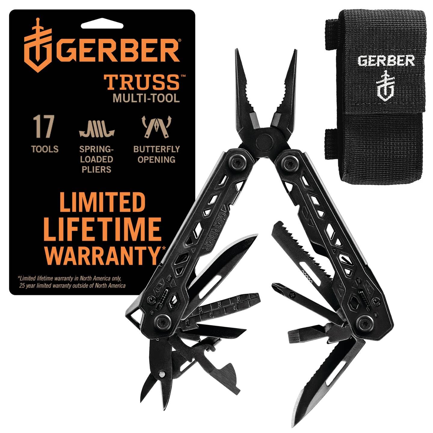 

Мультитул GERBER Truss 1055359, черный, (30-001780) чёрный