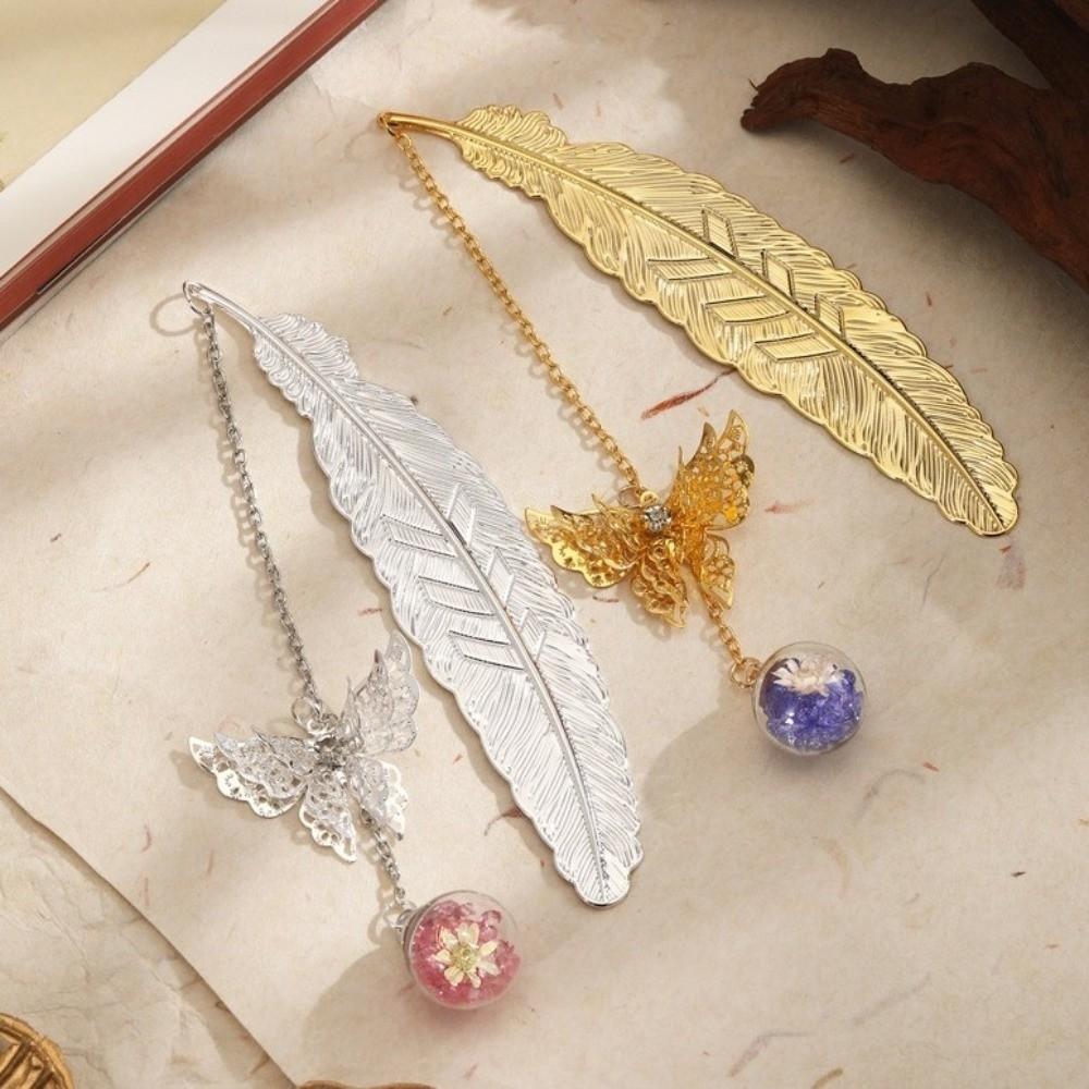 Zinc Zinc Alloy Feather Bookmark Multi-Color Stationery Gift Box Graduation Commemorative Present