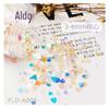 Yaleduo 3-4MM Mixed Heart Translucent Oil Painting Nail Art Sequins