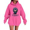 Women's Fashion Casual Long Sleeve Loose  Printed Sweatshirt