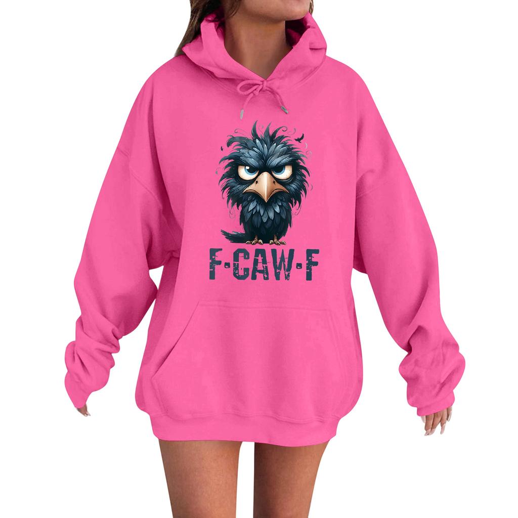 Women's Fashion Casual Long Sleeve Loose  Printed Sweatshirt