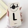 Protective Cases For Huawei Honor X60 5G 6.8"Case Fashion Style Letter A-Z Soft Silicone Cover For Honor X60 X60 BRC-AN00 Bumper