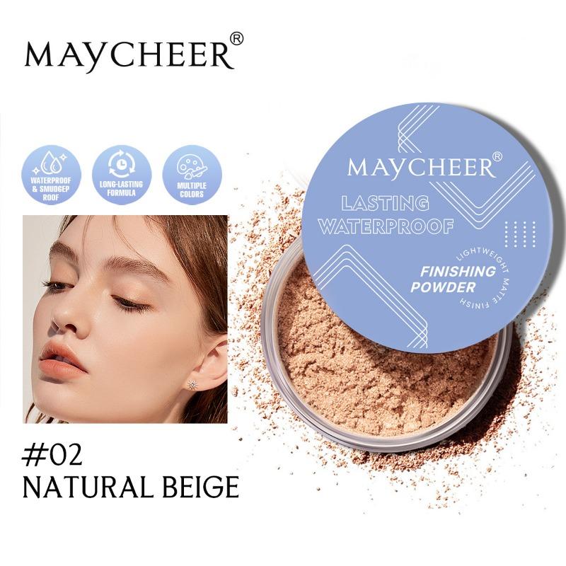 Maycheer Long Lasting Waterproof Matte Loose Powder For Setting Makeup
