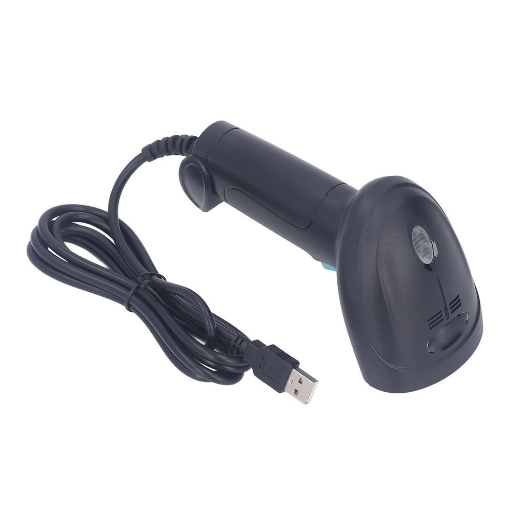 Kabelgebundener Barcode-Scanner Hohe Genauigkeit Schnelle Reaktion Intelligente Sprachausgabe QR-Code-Leser für Inventur Supermarkt Lager