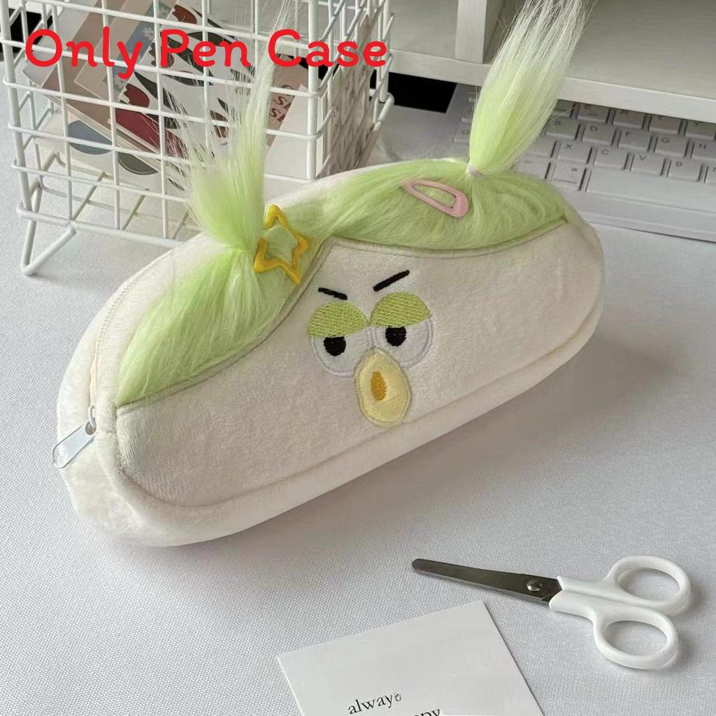 Cotton Doll Pencil Case With Plush Large Capacity Creative Storage For Students And Kids
