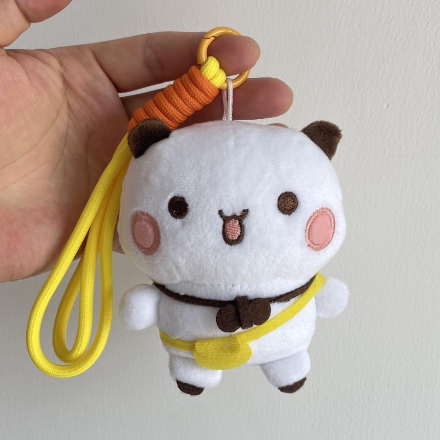 

Cute Bubu Dudu Plush Keychains Stuffed Wall Plushie Panda Kawaii Fluffy Bear Puppet Doll Soft Bag Pendant Couple Birthday Gifts
