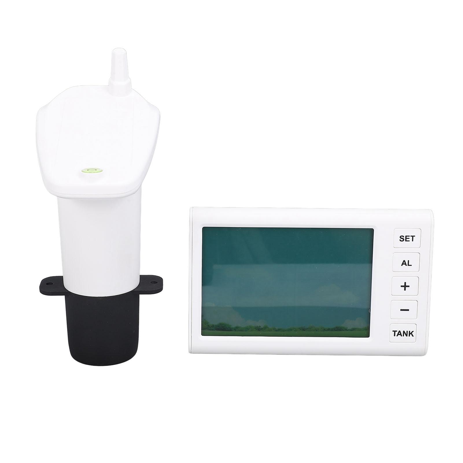 

Water Sensor, Ultrasonic Sensor with High Water Alarm, 100m Wireless Range for Container Monitoring, Ideal for Liquid Storage A