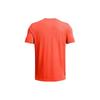 Under Armour Solid Color Small Logo Crew Neck Pullover Short Sleeve T-Shirt Men T-Shirts Orange 1376781-296