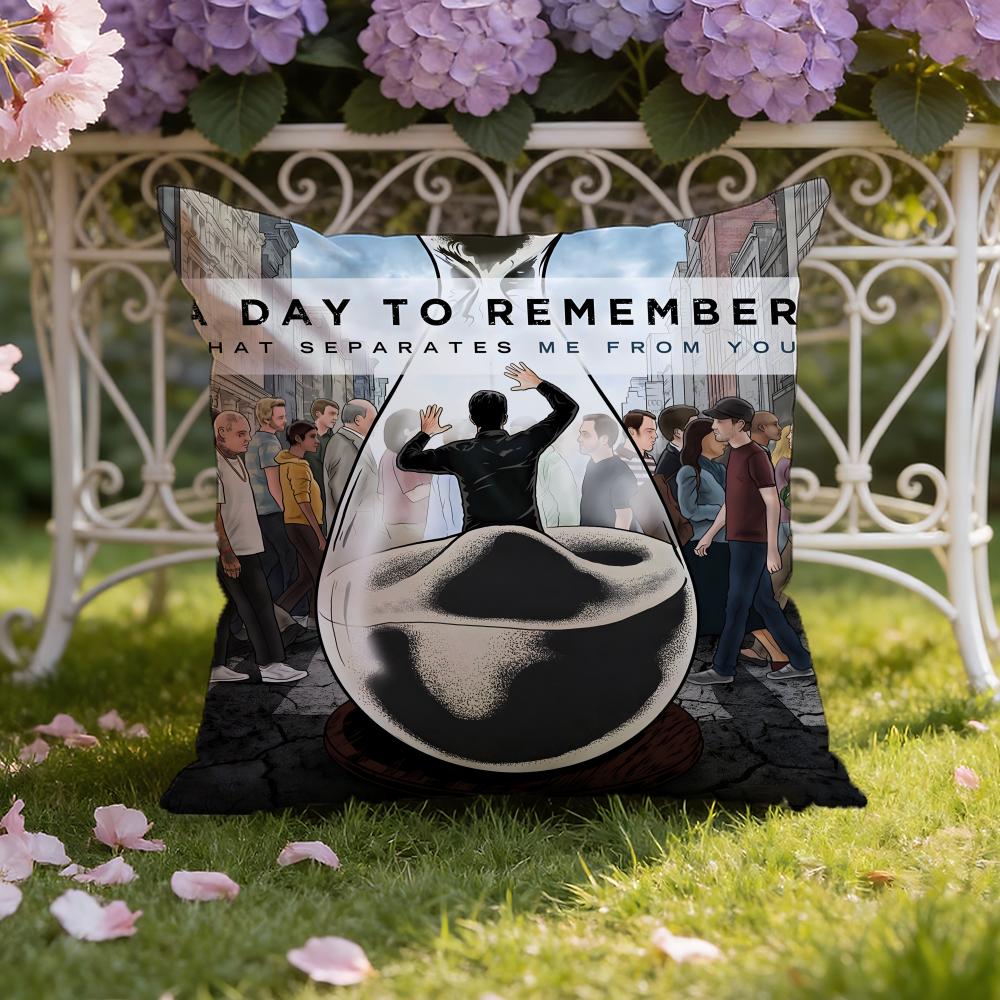 A Day to R-Remember Band Cushion Cover Home & Car Dual-Scene Pillow Cover: Reversible for Premium Comfort