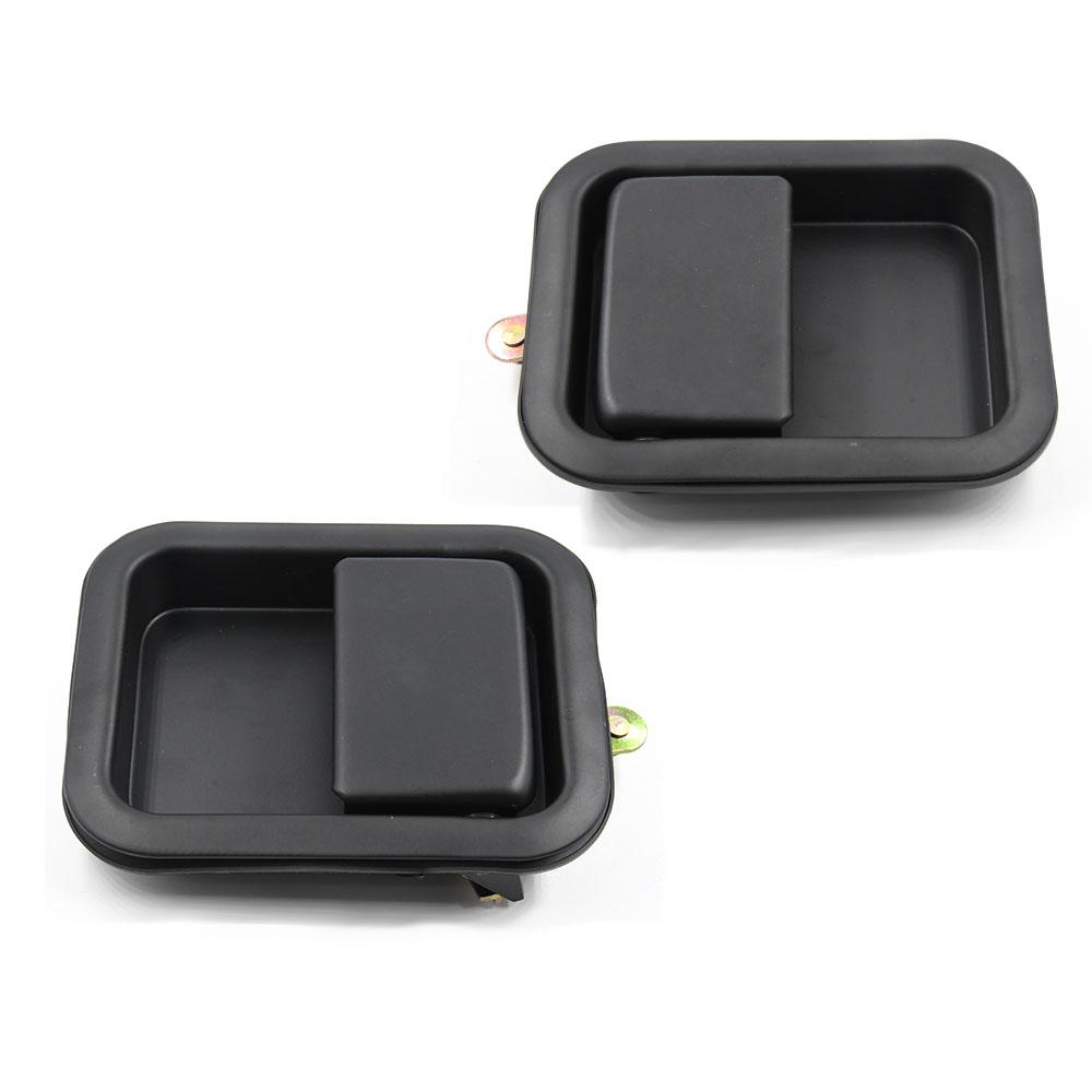 Pro 1987-2006 Jeep Wrangler TJ L YJ Vnější celokovová klika dveří levá+pravá 55176382AE