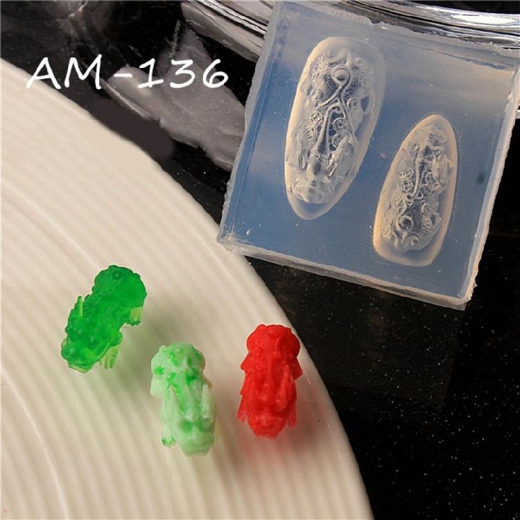 Dragon 3D Nail Mold Nail Art Decorations DIY Silicone Mold Template Manicure Tool