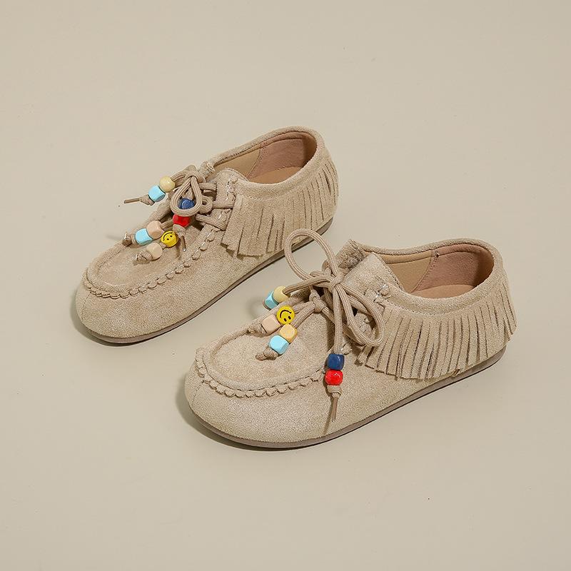 Children's autumn new ins female students casual versatile Doudou women's shoes Y