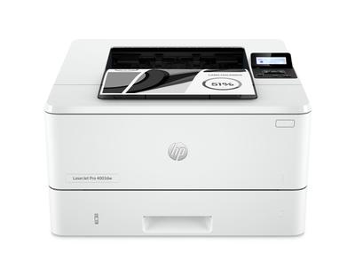 Imprimantă laser monocromă HP LaserJet Pro 4003dw Toner ridicat Ideal pentru contor Compact 3 ani garanție, 2.400 de coli incluse, durabilitate, 240.000