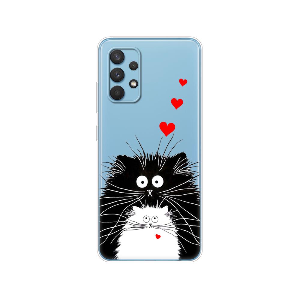 

Для Samsung Galaxy A32 A52 A72 чехол для телефона задняя крышка для Samsung A32 A52 A72 4G A52S 5G 2021 силиконовый чехол-бампер Samsung A72 4G 5G