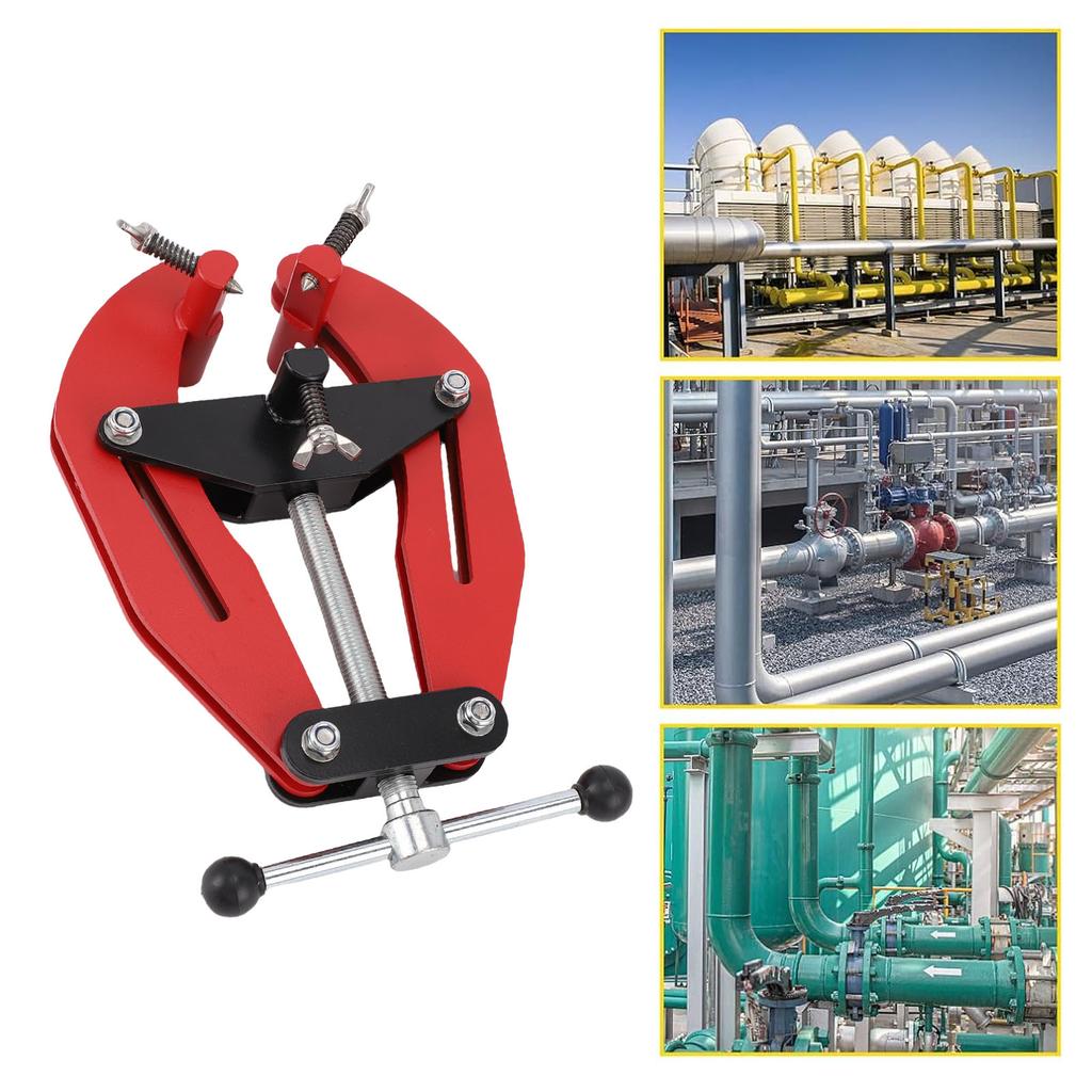 Welding Pipe Clamp with Quick Acting Screws Pipe Alignment Tool for 2 To 6 Inch Fitting Installation