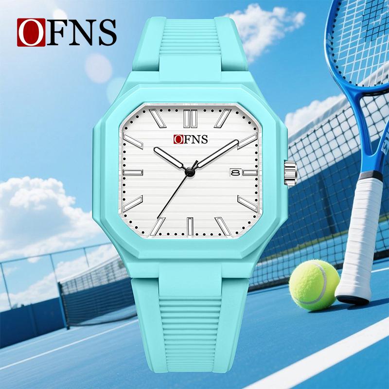 Fashion Ofns 1588 Student Quartz Wristwatch Simple Calendar Luminous Ladies Watch Sports Casual Watches For Woman Reloj Mujer