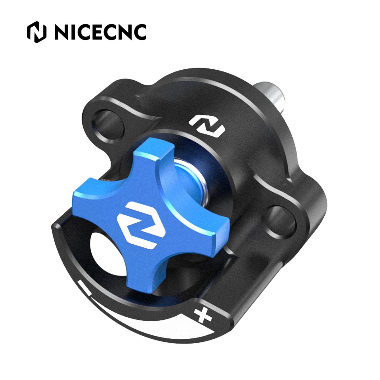 NICECNC For GasGas Gas Gas EC MC EX 250 300 MC 85 125 EC250 EC300 MC250 2021 2022 2023 Power Exhaust Valve Adjuster Regulator синий