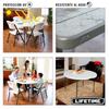 Folding Table - LIFETIME - 122x122x73.5 Cm - Ultra-resistant - Foldable - Outdoor