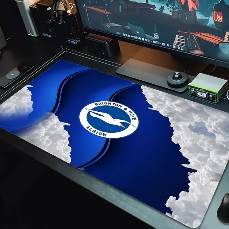 Brighton & Hove Albion Large Size Mouse Pad Large Gaming Table Cushion Non-slip Laptop Tablet Big Mousepad XXL Mat Mini PC Playmat With Lock Edge