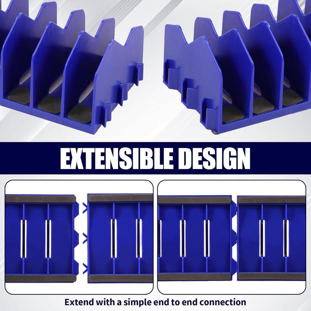 2 Adet Pense Düzenleyici Raf, Pense Tutucu, 10 Yuvalı Pense Kesici Düzenleyici Raf Plastik Alet Düzenleyici Yer Tasarruflu Alet Çekmece Takım Kutusu Düzenleyici