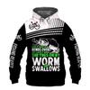 Sweat à capuche unisexe avec impression numérique 3D Motif pêcheur Luya pull de sport d'extérieur