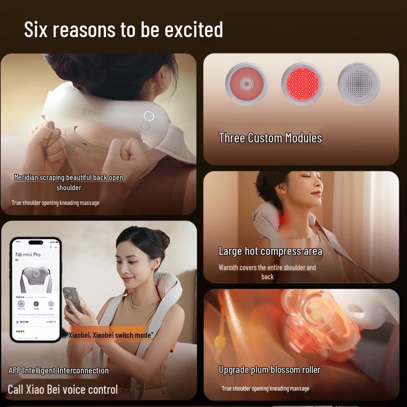 breo N6 Mini Pro Neck and Shoulder Massager CN plug (adapter included)