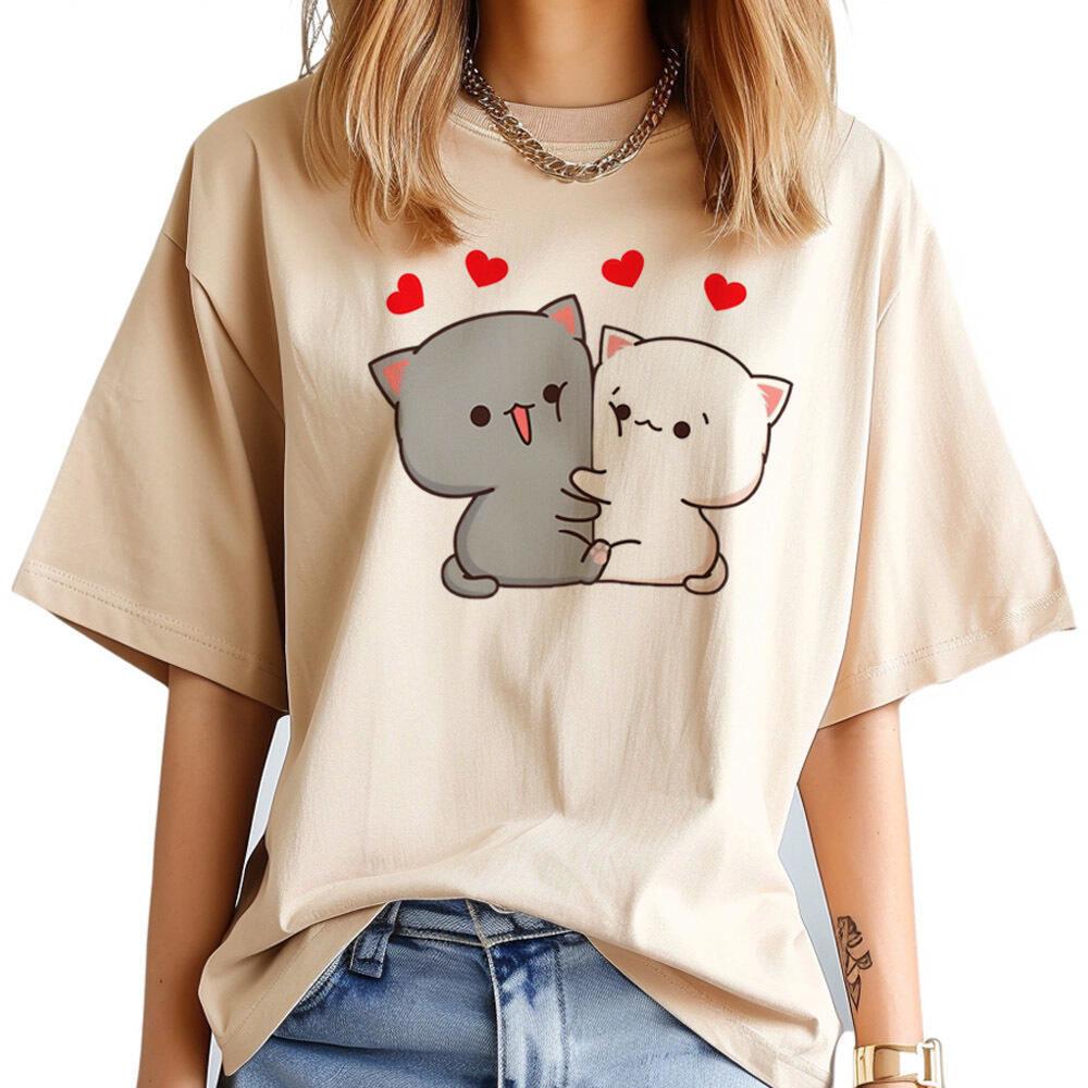 Bubu Dudu t shirt Women kawaii 80s Y2k Classic graphic tshirt anime Vintage streetwear hip hop University Comfortable