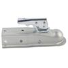 Straight Tongue Trailer Coupler 2in Channel Secure Coupling for 1 7 8in Hitch Ball 2000lbs Weight Capacity