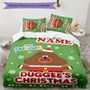 3pcs Hey Duggee2 Cover Set - Personalized Name, HD Printed Bedding with 1 Cover and 2 Pillowcases - Perfect for Home Decor, Easy Care