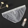 Mesh Men's Pouch Shorts Intimate Wear Transparent Underpants Breathable Elephant Nose Briefs  Male