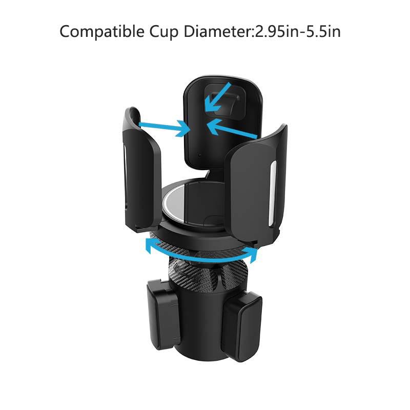 Upgraded Multi-functional Car Cup Holder & Mat - Compatible with Tesla