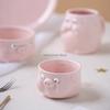 Cute Pink Pig Ceramic Tableware Mug Bowl Irregular Plate Household Disc Kitchen Supplies Main Course Decorative Tableware Plates