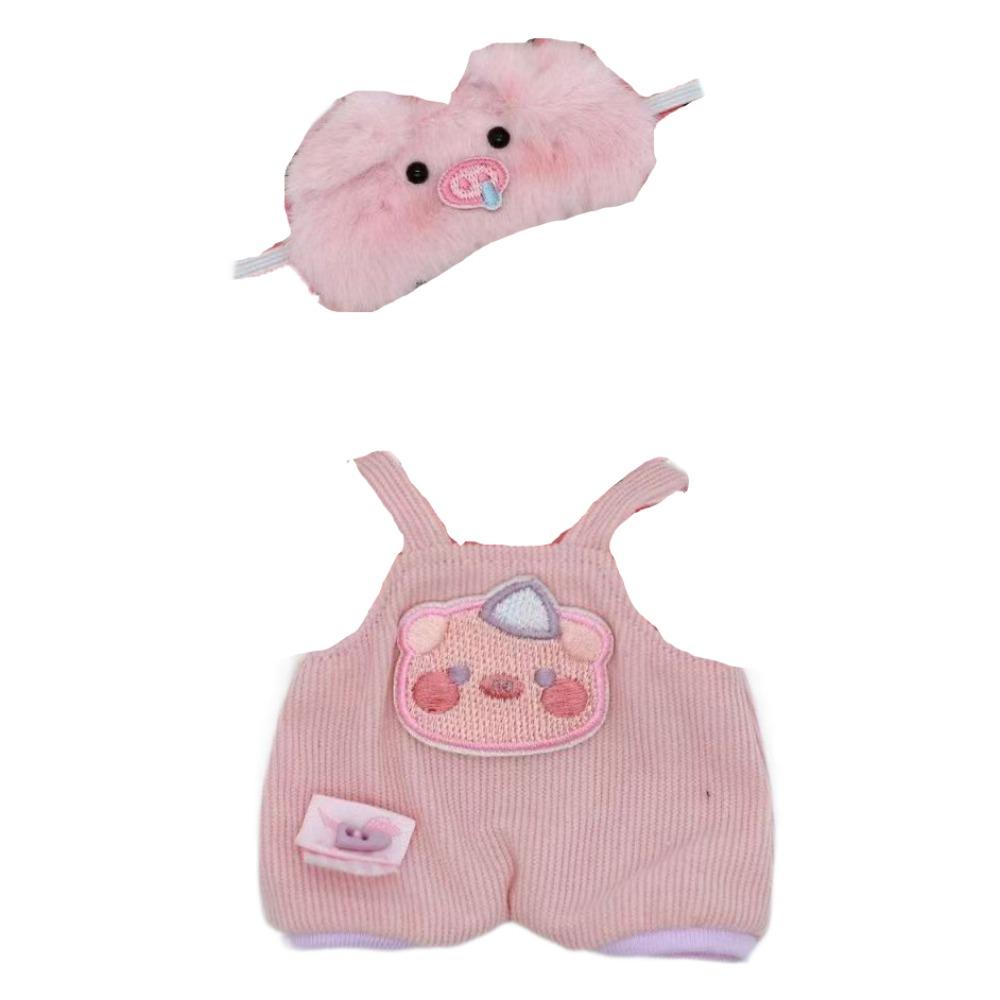 

1 set Animal Labubu Time Doll Clothes Strap Pants Labubu Doll s Clothes Cotton Doll Accessories style 2