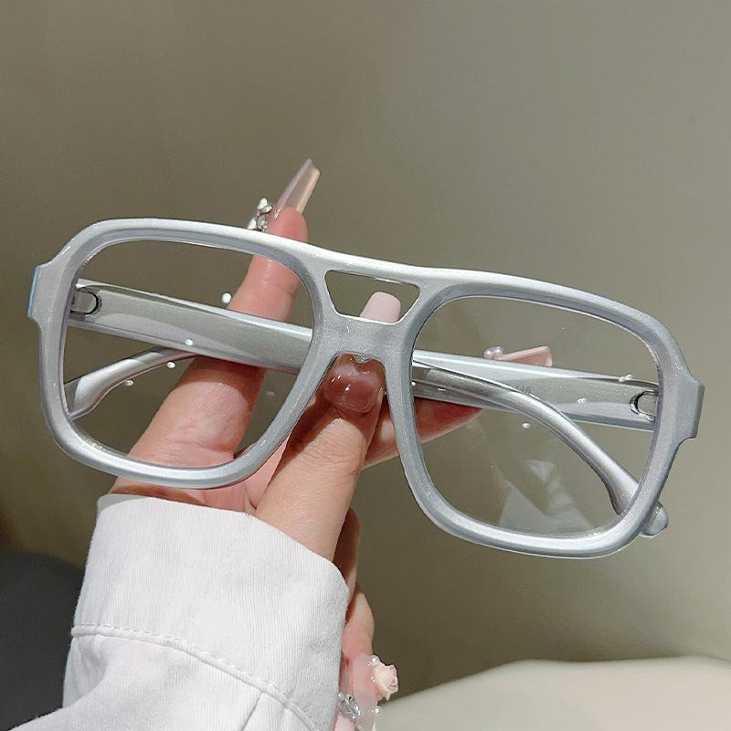 

Vintage Anti Blue Light Optical Glasses Women Brand Designer Myopia Customize Prescription Reading Eye Glasses Flat Top Frames
