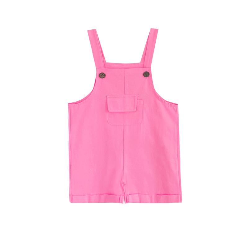 Tute colorate Hip Hop per bambini Pantaloncini con bretelle Salopette per bambine Tuta corta color caramella per bambini Pantaloni streetwear per ragazzi 100cm
