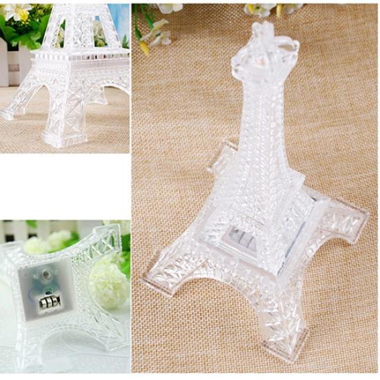 Eiffel Tower Light Colorful Nightlight Birthday Gift Decorative Button Lamp