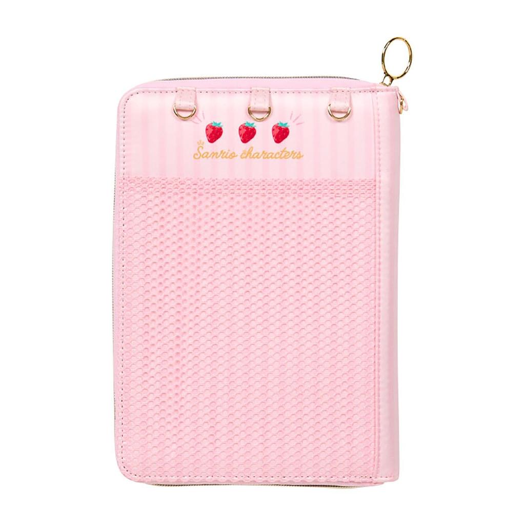 Jornal Sanrio 50º Personagens Sanrio Bolsa Funcional Armazenamento Aço x x Idade recomendada 3 anos ou mais 301914 Estojo Múltiplo (Aniversário de Morango)