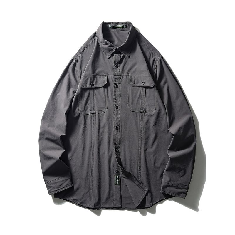Outdoor Quick-Drying Workwear Shirt Men Long Sleeves Summer New Arrival Thin Outwear Export Export Men's Casual Shirt